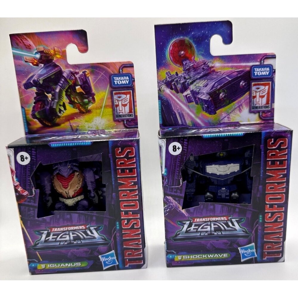Hasbro 2 TRANSFORMERS Generations Legacy Universe SHOCKWAVE IGUANUS New
